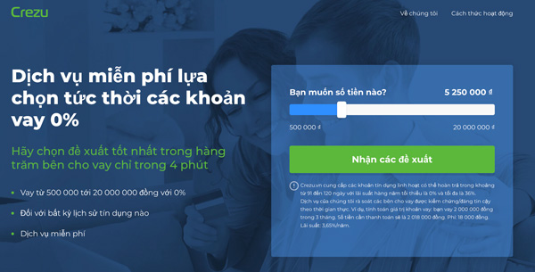 Crezu - App vay tiền hỗ trợ nợ xấu