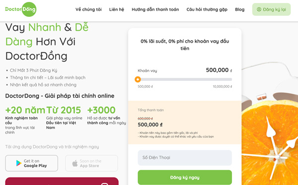 Doctor Đồng - App vay tiền tốt nhất 2022