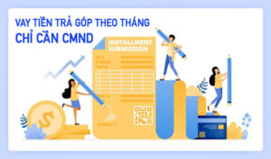 Vay tiền trả góp. Ảnh bìa