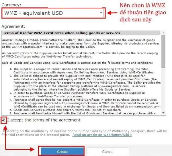Hướng dẫn cách tạo ví điện tử Webmoney