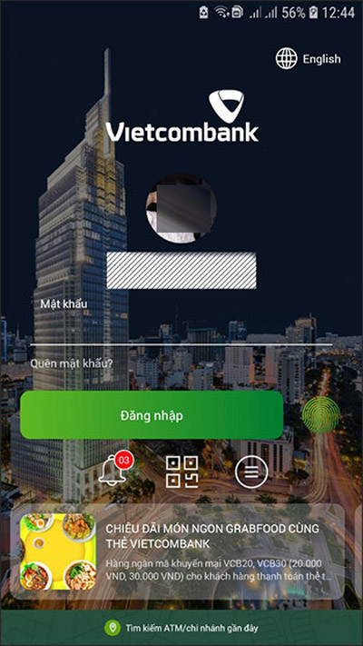 Xem lịch sử giao dịch Vietcombank trên Mobile