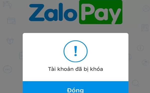 Nguyên nhân khiến ZaloPay bị khóa