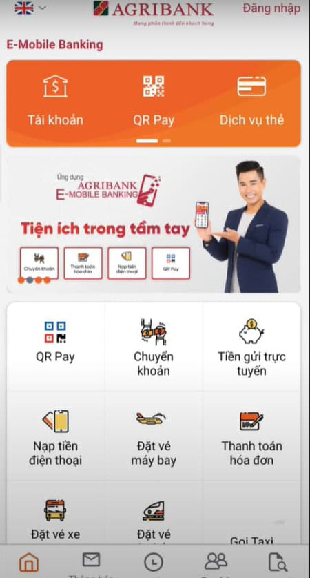 Tra cứu thông tin thẻ Agribank qua ứng dụng E-Mobile Banking