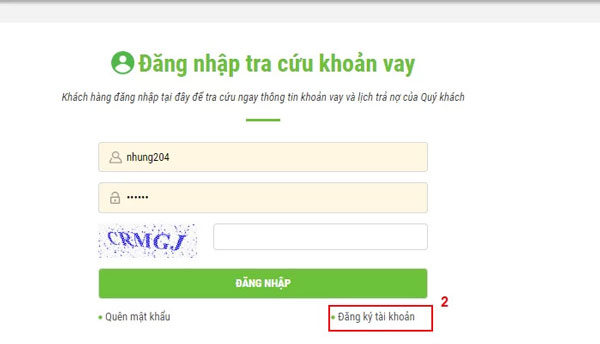 Xem hợp đồng Mcreditt và lịch trả nợ trực tuyến trên website