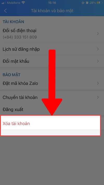 2. Hướng dẫn chi tiết cách xóa tài khoản Zalo Pay