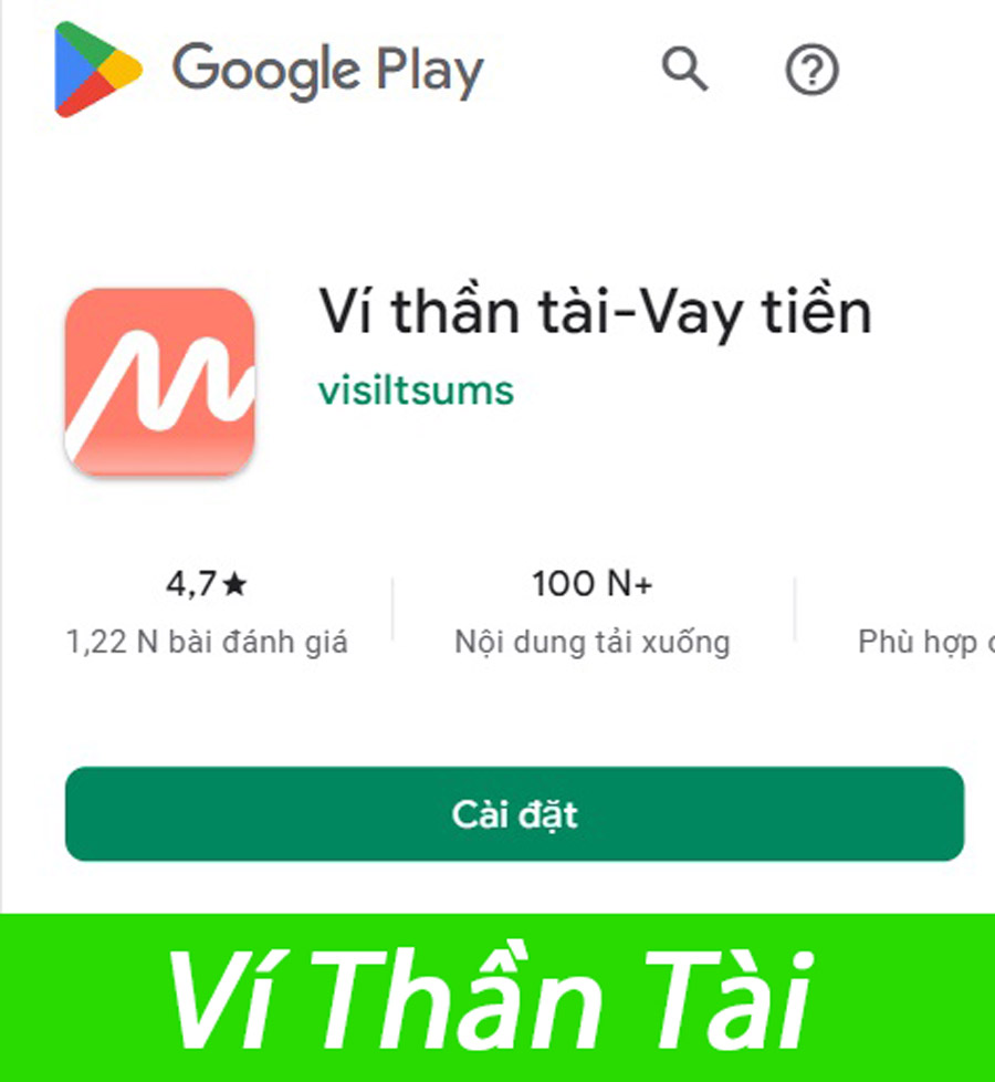 Ví Thần Tài vay tiền